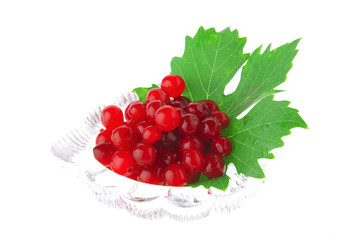 wild berry in small transparent bowl