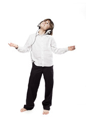 écouter musique baladeur mp3 cd  enfant casque chanson