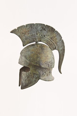 Casque de guerrier grec