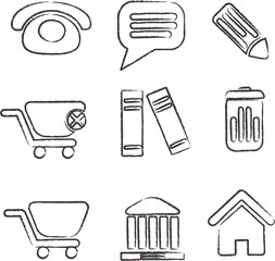 hand drawn office signs