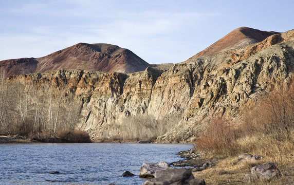 Salmon River Red Rock