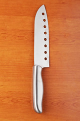 Knife on the chopping board