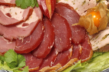 Schinkenplatte für 4 Personen