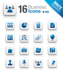 White Squares - Office and Business icons 02