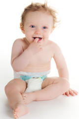 baby in windel