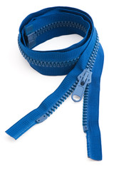 Blue zip macro © Aleksandr Ugorenkov