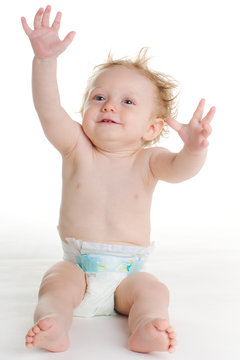 baby in windel