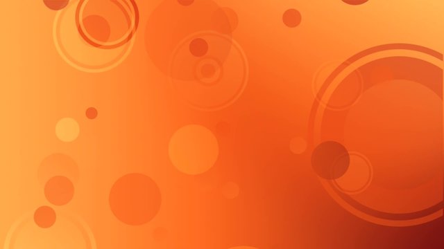 orange background