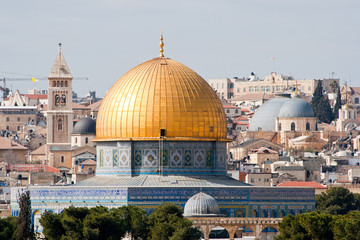 Fototapeta na wymiar Dome of the Rock - Jerusalem