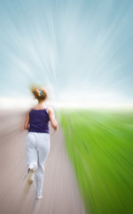 female runner