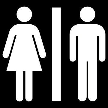 Picto Toilettes : Homme Femme