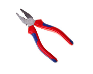 Pliers with dielectric handles  (isolated).