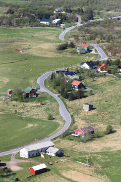 Lofoten's winding road