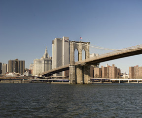 Obraz premium Brooklyn Bridge, Nowy Jork, NY