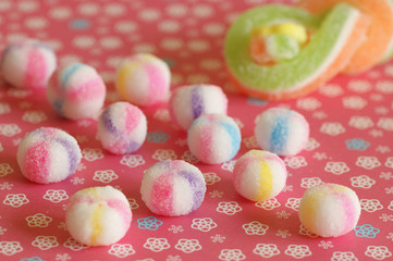 和菓子と千代紙