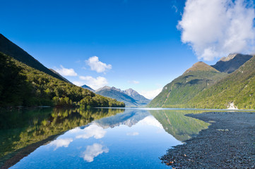 Lake Gunn south island of New Zealand
