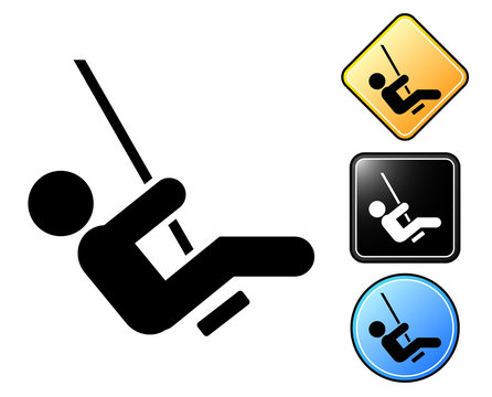Infant swing pictogram and signs