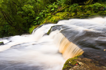 Fototapeta premium Częściowy widok McLean Falls w Catlins