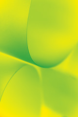 abstract image paper shapes yellow green