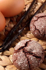 biscotti al cioccolato alla vaniglia