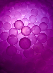 Ball pool with pink light