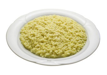risotto alla milanese, traditional italian food