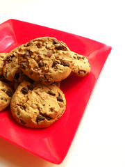 biscotti con gocce di cioccolato