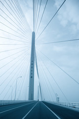 Fototapeta na wymiar kabel most