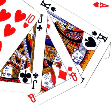 playing cards, scale