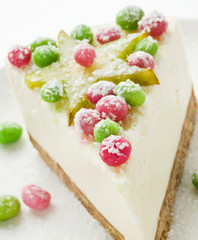 Sour cream cheesecake