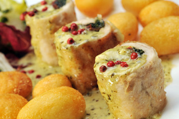 turkey fillet with cheese