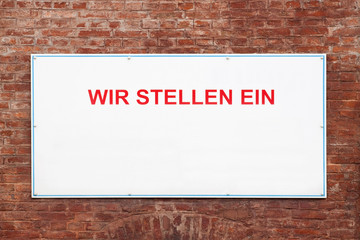 Stellenangebot - Einstellungsstop - Jobsuche