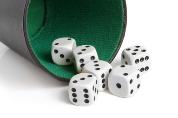 Dice cup and dice