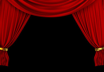 Open curtain