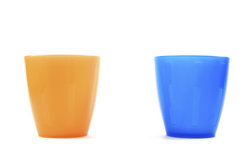 Blue And Orange Cups