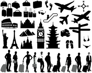 éléments voyages et vacances