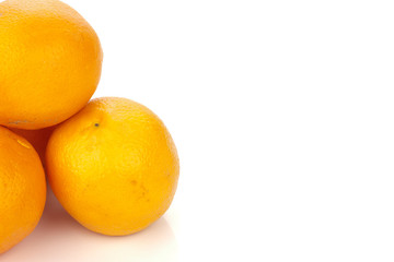 four oranges