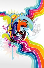 abstract color vector illustration