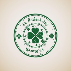 St. Patrick day stamp