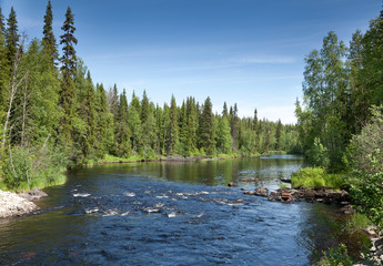 Горная, таёжная речка. © mvi690