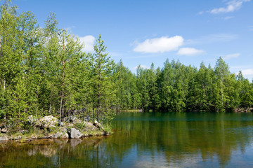 Карьер с водой на севере. © mvi690