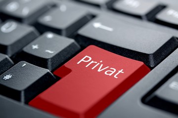 privat rote taste