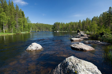 Горная, таёжная речка. © mvi690