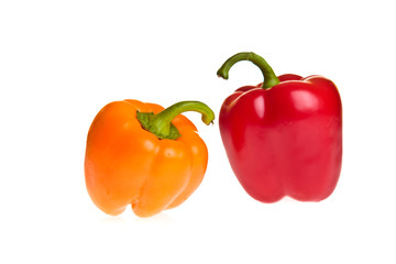 Isolated on white paprika