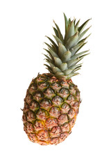 Pineapple on white isolated background