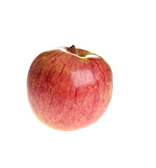 Apples on white isolated background