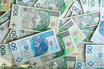 Polish zloty paper money