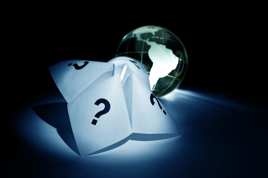 Globe And Paper Fortune Teller