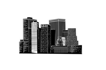 Naklejka premium city