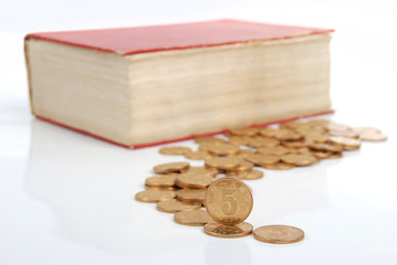Coins and dictionary